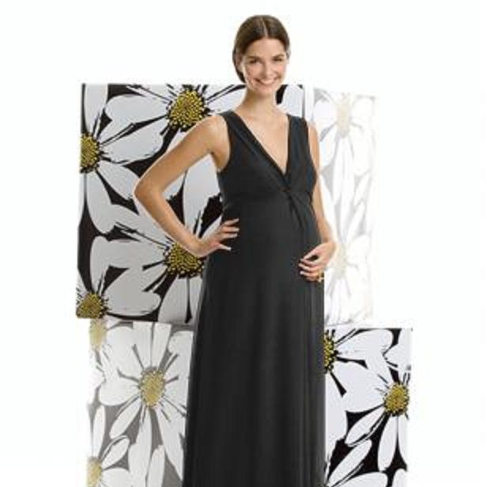 Alfred Sung Dress M406 Flame Maternity NWT